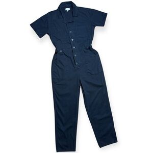 Pistola Wm’s Grover 100% Cotton Jumpsuit NWOT In Fade To Black Sz M